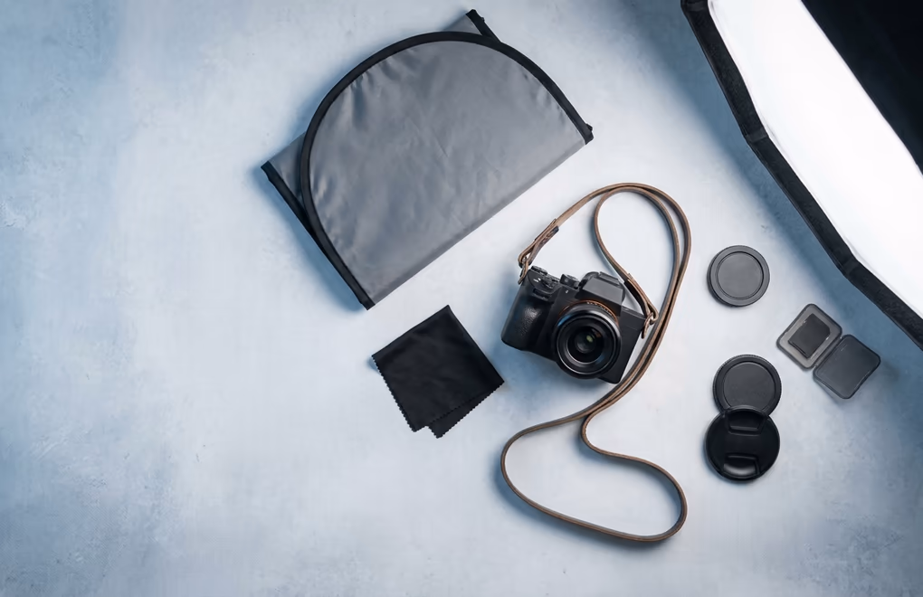 Professional photography setup for a quality LinkedIn profile photo